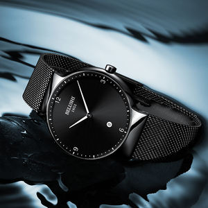 Cinturino promozionale in maglia di moda personalizzato orologi <span class=keywords><strong>da</strong></span> polso <span class=keywords><strong>da</strong></span> uomo - Product Image 6