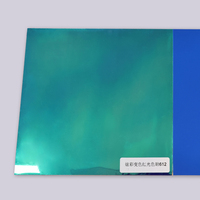 Feuille de vinyle adhésif métallique arc-en-ciel pour artisanat, facile à décoller, auto-adhésif pour signalisation temporaire et affichage en vitrine