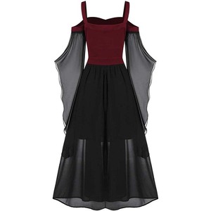 <span class=keywords><strong>Bruja</strong></span> Cosplay mujer Medieval gótico fuera del hombro con cordones señoras <span class=keywords><strong>bruja</strong></span> <span class=keywords><strong>disfraz</strong></span> 2017 - Product Image 6