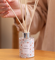Ensemble cadeau diffuseur de parfum et bougie parfumée style moderne pour cadeaux d'affaires, personnalisable avec logo privé