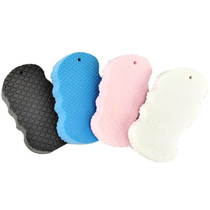 Esponja de baño 3D para bebés, almohadilla de limpieza suave de PVA para bebés de 0 a 12 meses, paño de lavado multifuncional con orificio - Product Image 1