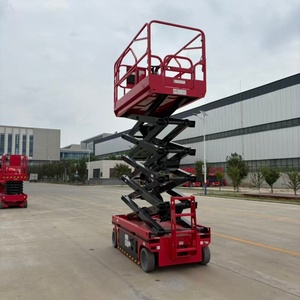 TERLION TRPT0808 Kendinden Tahrikli Mobil Makaslı <span class=keywords><strong>Platform</strong></span> 16m Maksimum Yükseklik Elektrikli Kurşun Asit Akülü Çelik <span class=keywords><strong>Platform</strong></span> 100kg Kapasiteli - Product Image 4