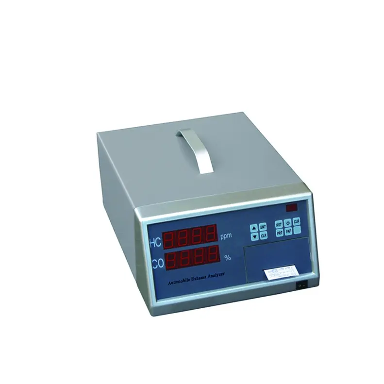 Automobile Exhaust Gas Analyzer Used to Measure the Concentration of HC, CO, CO2, O2 with Print Function
