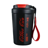 390ML isolé sous vide isolé gobelet à double paroi tasses à café réutilisables tasse à café en acier inoxydable tasse avec couvercle