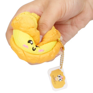Cartoon Food Shape Puff Pastry <b>Squishy</b> Toy TPE Material For Kids Age 5 To 7 Years Unisex Fidget Toy - Product Image 2