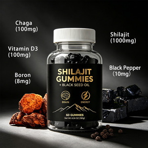 Custom Private Logo Himalayan Shilajit Gold Gummies <b>Herbal</b> <b>Supplements</b> with Black Seed Oil for Health Immunity - Product Image 4