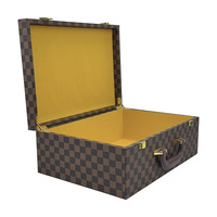 Poignée de base pour bagages en alliage de zinc chromé poli, robuste, durable, de haute qualité, avec vis de fixation