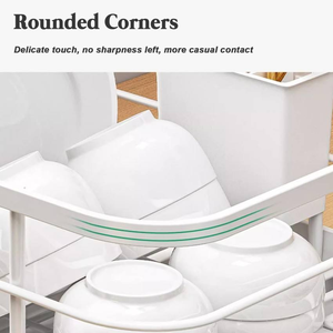 <span class=keywords><strong>Escurridor</strong></span> de Platos de Cocina Resistente a la Oxidación, con Soporte <span class=keywords><strong>para</strong></span> Utensilios Desmontable, <span class=keywords><strong>Escurridor</strong></span> de Platos Compacto <span class=keywords><strong>para</strong></span> Encimera de Cocina - Product Image 2