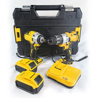 Perceuse sans fil 21V portable, moteur sans balais, excellente batterie au lithium, vitesse variable, alimentation par charge, pour usage domestique et bricolage