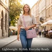 Sac à bandoulière décontracté en nylon grande capacité pour femme, design messager léger et imperméable, tendance et personnalisé