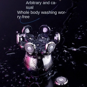 Portable 7 Blade Mini <b>Electric</b> Shaver <b>Kit</b> for Men USB Powered Inductive Charging Facial Razors for Body Shaving - Product Image 3