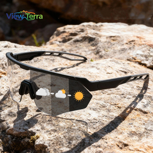 Новые спортивные солнцезащитные очки с изменением цвета, поляризованные, для мужчин и женщин, для езды на велосипеде, бега, активного отдыха, защитные очки - Product Image 1