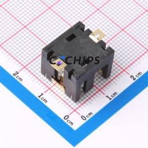 BS-09-B2BA001-R Button & Strip <b>Battery</b> Connector SMD Connector <b>Battery</b> Holder LR44/<b>AG13</b> Phosphor Bronze - Product Image 2