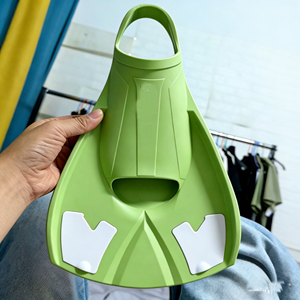 Aletas de Natación de Silicona Personalizadas para Mujer, Aletas de Entrenamiento de Snorkel para Adultos - Product Image 5