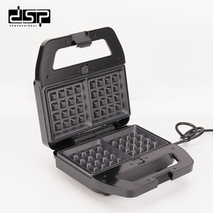 Dsp Waffle Maker 1200W Non Stick Interchangeable <b>Plates</b> Electric Breakfast Maker For Home Kitchen - Product Image 3