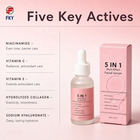 Sérum multi-effets 5-en-1 FKY, sérum pour le visage, sérum éclaircissant, sérum pour estomper les taches pigmentaires, utilisation à domicile, qualité supérieure
