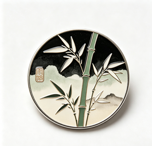 Poignée de meuble ronde en alliage de zinc, motif bambou chinois, pour tiroir et armoire, quincaillerie de mobilier - Product Image 4