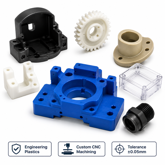 Custom Cnc Prototype Milling in Plastic Cnc Plastic Parts Cnc Machining Nylon Parts