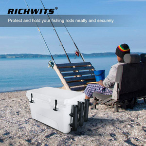 RICHWITS Fishing Rod Holder Nylon Single Tube Mount For Fishing Rods Boat <b>Yacht</b> Use - Product Image 5