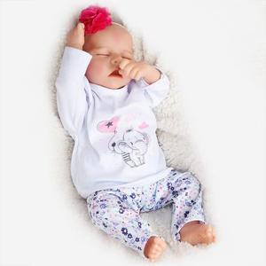 Muñecas bonitas de bebé <span class=keywords><strong>Reborn</strong></span> de 18 pulgadas, modelo de juguete suave para niños, función de música, muñecas realistas para niñas, juguetes para niños para niñas - Product Image 1
