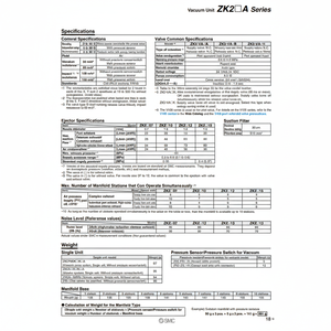 SMC Pneumatics Industrial Vacuums Manifold <b>Model</b> ZZK208A-A2L-<b>D</b>-A - Product Image 1
