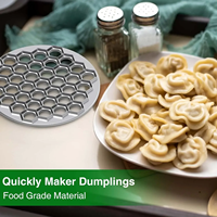 Machine à raviolis en alliage d'aluminium durable avec moule à dumplings à 37 trous, plateau de pressage pour pâte, outils de pâtisserie faits à la main