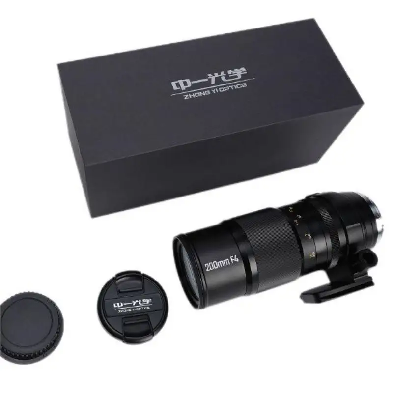 Zhongyi Optical's Durable And Affordable Manual Focus Design 200mm F4 Telephoto Macro Lens