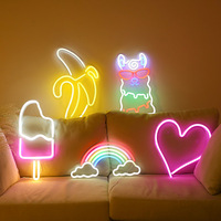 Panneau publicitaire à LED néon alimenté par USB pour Bar Pub Hôtel Café Restaurant Salle de jeux Art mural NE001