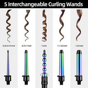 Accesorios <span class=keywords><strong>para</strong></span> Rizar el <span class=keywords><strong>Cabello</strong></span> Eléctricos de <span class=keywords><strong>la</strong></span> <span class=keywords><strong>Mejor</strong></span> Calidad, Rizador de <span class=keywords><strong>Cabello</strong></span> de 360 Grados, 5 Piezas, <span class=keywords><strong>para</strong></span> Uso Doméstico y Hotelero, con 1 Año de Garantía - Product Image 2
