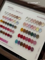 Kit de gel à ongles effet diamant brisé, 35 couleurs, toutes saisons, gel à ongles brillant réfléchissant pour salon de manucure professionnel
