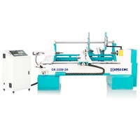 Nouveau produit machines de tournage du bois CK-1530-2A machine de tour à bois CNC avec système de chargement automatique