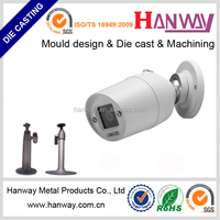 Accesorios de carcasa de cámara de seguridad CCTV personalizados de fundición a presión de aluminio OEM de fabricación china