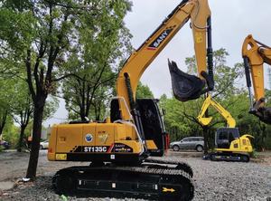 Excavatrice SANY avec moins d'heures de travail Excavatrice sur chenilles SANY 135C Excavatrice d'occasion 13Ton 14t Matériel de construction de taille moyenne à vendre - Product Image 2