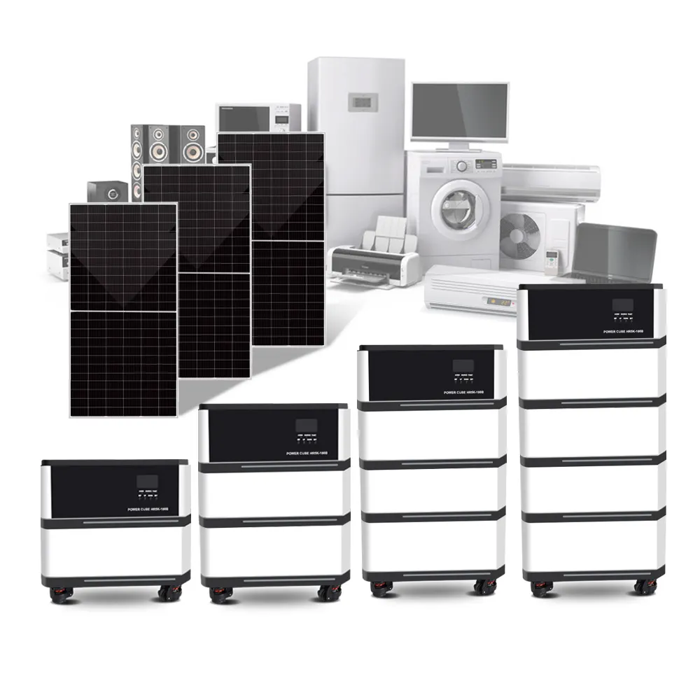 Bateria de armazenamento de energia 5Kwh para kit doméstico, sistema solar de 5Kw 10Kw 20Kw conjunto completo
