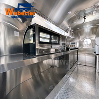 Webetter Remorque alimentaire personnalisée, chariot à churros, restaurant mobile, bar à café, remorque à glaces, tacos, pizzas, cuisine entièrement équipée