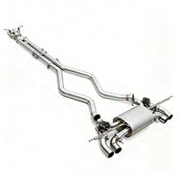 Sistema de Escape Catback de Acero Inoxidable Pulido Espejo de 1.5mm de Espesor DZ para Land Rover Defender V8 5.0T, Válvula de Escape Deportiva Automotriz