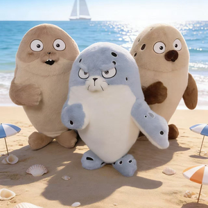 Peluche de Foca Personalizado, Juguete de Peluche Suave de Animal Marino, Linda Almohada de Foca Blanca para Niños, Regalo y Decoración del Hogar - Product Image 4