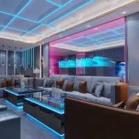 Enseigne personnalisée en miroir abîme à LED avec lettre néon pour décoration d'intérieur 3D Infinity Extending