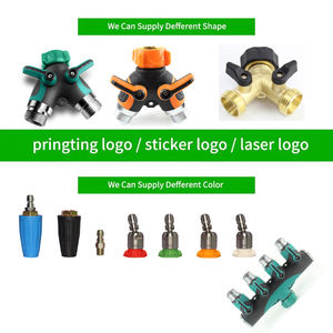 Raccord de <span class=keywords><strong>robinet</strong></span> extérieur en plastique et alliage de zinc pour <span class=keywords><strong>tuyau</strong></span> d'<span class=keywords><strong>arrosage</strong></span>, séparateur 2 voies, connecteur d'eau en caoutchouc robuste, raccord en Y avec vannes d'arrêt 3/4 - Product Image 4