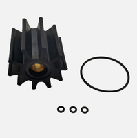 Kit d'impeller de remplacement en caoutchouc flexible Crusader PCM RP-061022/RP061022 avec joint torique DF5057, taille 57*50*16mm, pour bateau