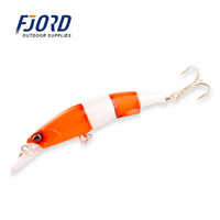 Nouveau produit FJORD – Les meilleures leurres de pêche artificiels 90mm 50g – Leurre minnow coulant – Leurre minnow dur OEM pour la pêche