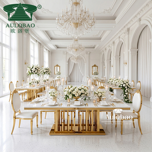 Luxury High Back Stainless Steel Stacking Royal Wedding and Event <b>Chairs</b> - Product Image 4
