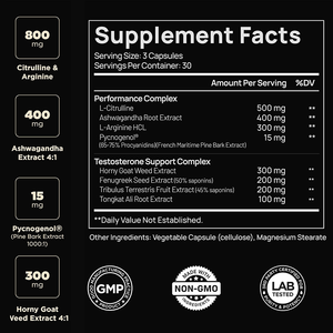 Testosterone-bột viên nang OEM người đàn ông bổ sung sức khỏe tuyến tiền liệt testosterone-booster cho nam giới - Product Image 3