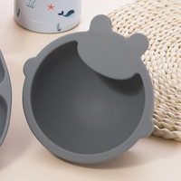 Offre spéciale, bavoir d'alimentation en silicone étanche, bol à cuillère, ensemble de vaisselle pour enfants et bébés