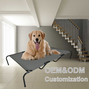 ที่นอนสัตว์เลี้ยงแบบพับได้สำหรับตั้งแคมป์กลางแจ้งเตียงสุนัขใหญ่โกลเด้นรีทรีฟเวอร์ระบายอากาศได้อุปกรณ์สำหรับสุนัขที่นอนกันความชื้น - Product Image 2