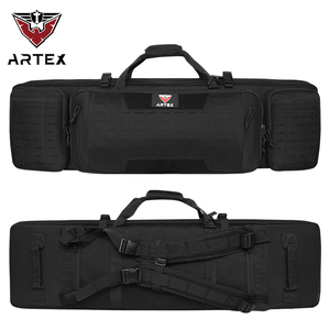1000D Polyester Tactical Style Long Storage Bag MOLLE Utility <b>Carry</b> <b>Case</b> Adjustable Shoulder Strap Outdoor Equipment Bag - Product Image 1