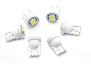 หลอดไฟ LED พินบอล AC 6.3V ป้องกันการกระพริบ ป้องกันการโกสต์ รุ่น 194 T10 # ไฟ LED พินบอล 555 ดวง 6V 44 LED ขั้ว BA9s หลอดไฟพินบอล # 47 - Product Image 3