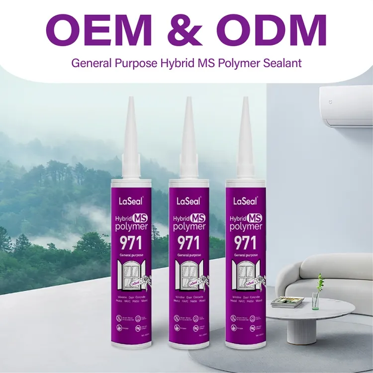 Laseal produsen 20Yrs OEM ODM UNIVERSAL SEALANT kekuatan ikatan tinggi dimodifikasi silane polyether Sealant MS Polymer