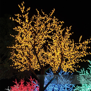 Prezzo affidabile grande fiore di ciliegio artificiale luce 3D <span class=keywords><strong>Led</strong></span> motivo esterno luci decorazioni natalizie - Product Image 5