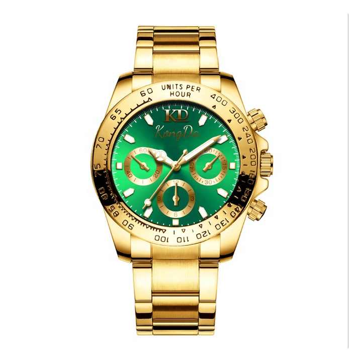 10ATM 904L Stainless Steel Gold Luxury Men Watch Create Your Own 
